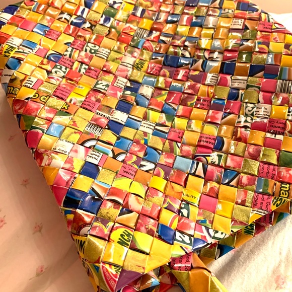 Fair trade tutti frutti handmade lunch bag—Fun! - Picture 2 of 3